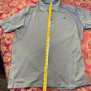 Ariat grey polo shirt. Medium/large?